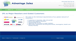 Desktop Screenshot of advantagesales.com.au